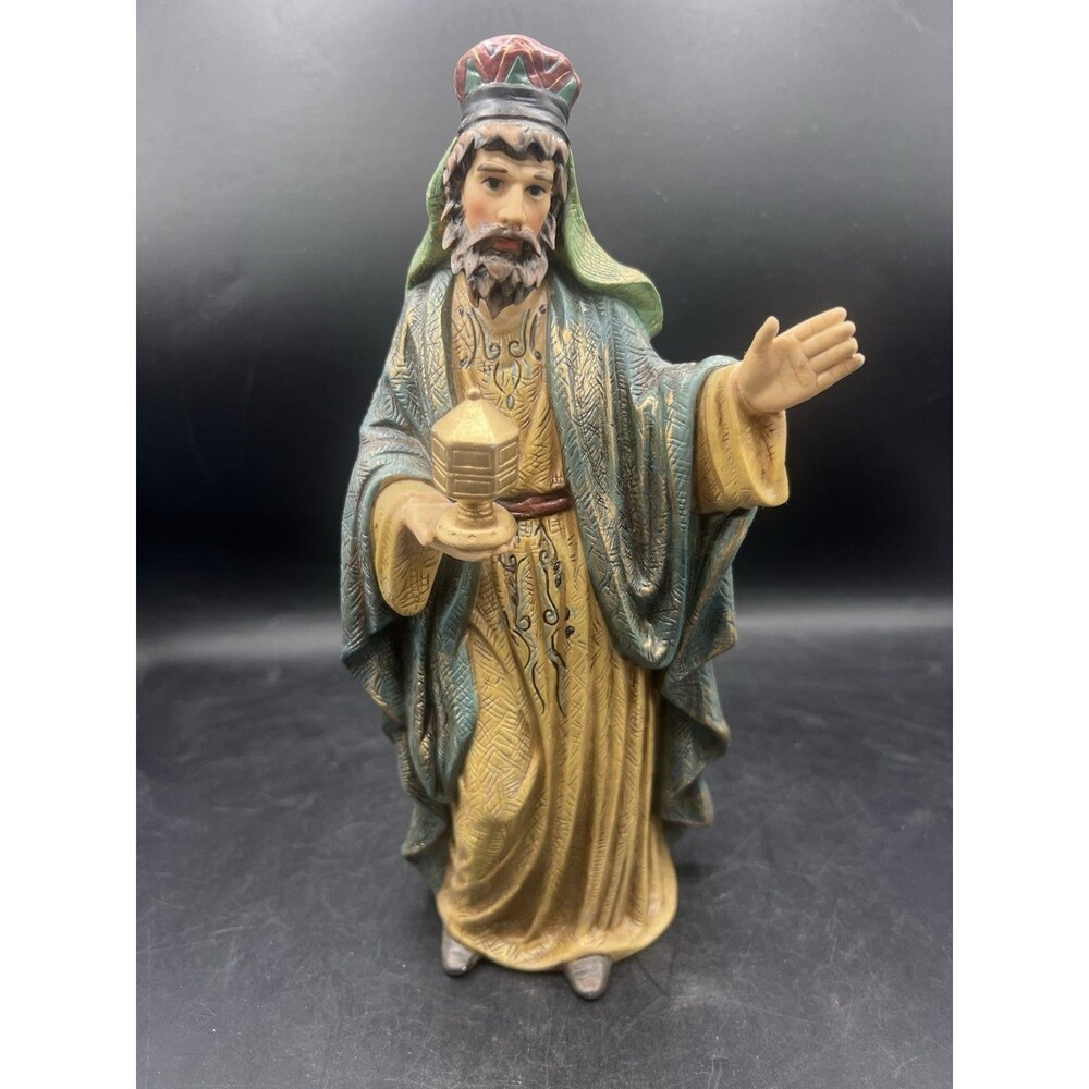 VTG Grandeur Noel Christmas Nativity Wise Man Figure Standing Replacement O’Well